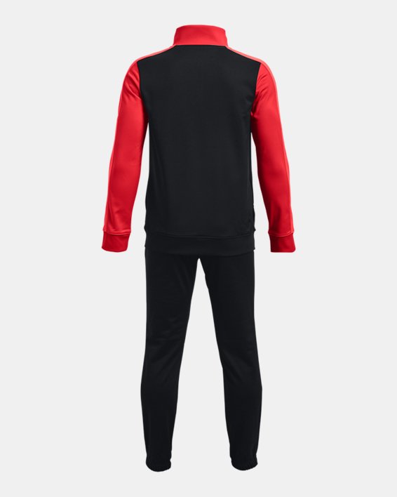 Jungen UA Knit Colorblock Trainingsanzug, Black, pdpMainDesktop image number 1
